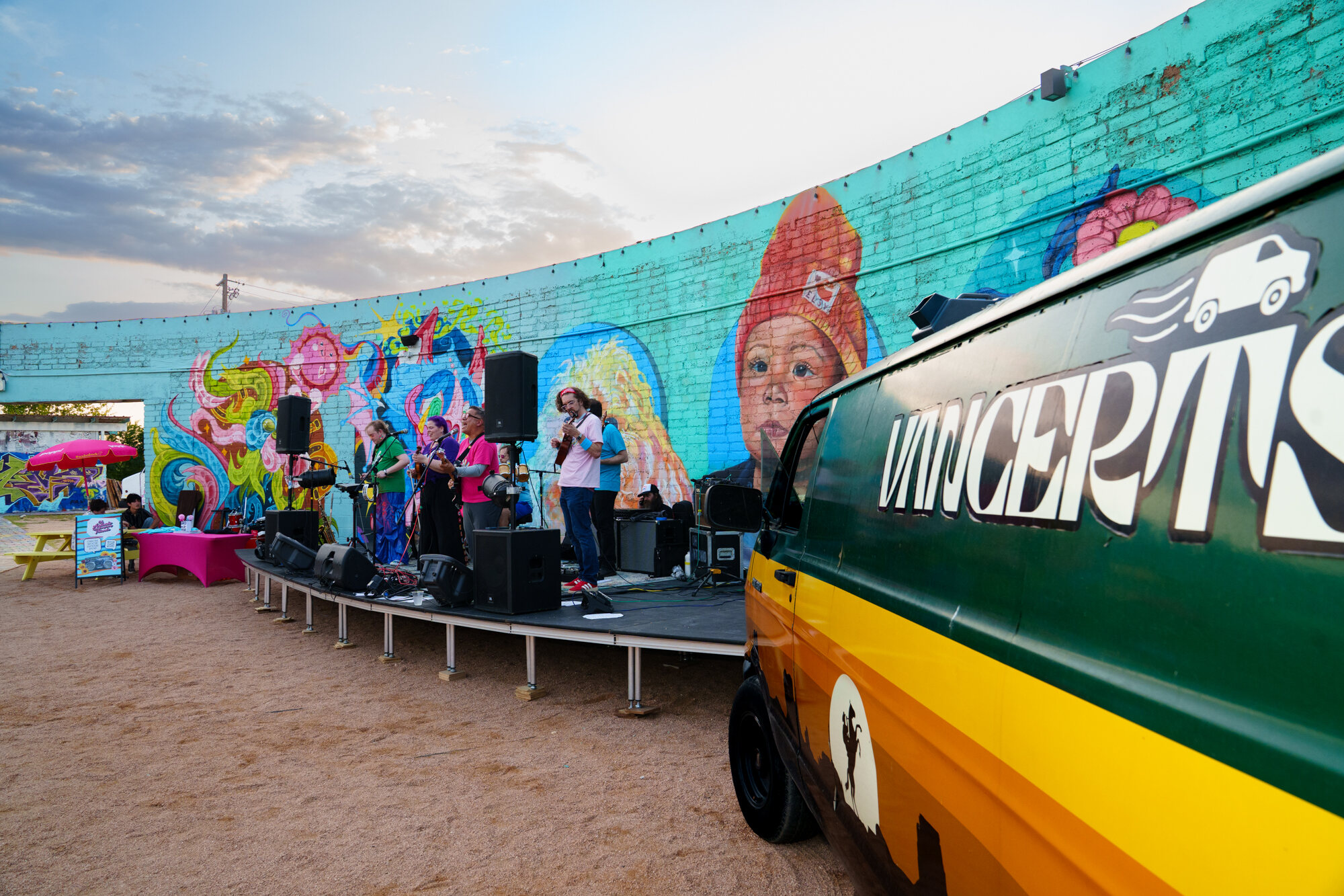 VANCERTS live band performing outdoors